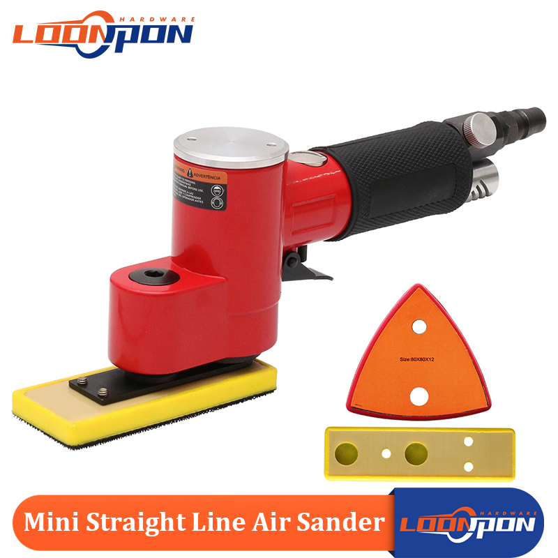Random Orbital Sander - Loonpon Mini ponceuse pneumatique à ligne