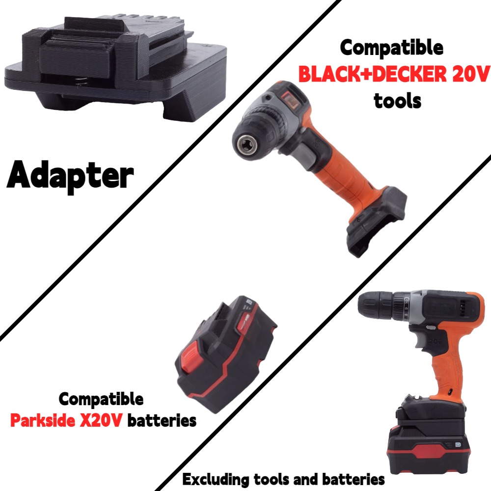 Black+Decker Tool Cordless - Pour batterie Li-ion Parkside X20V TEAM