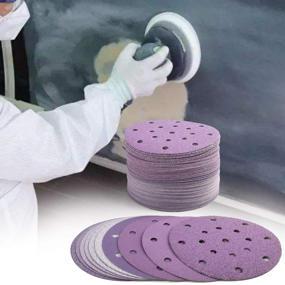 Random Orbital Sander - Disques de ponçage de 6 pouces,