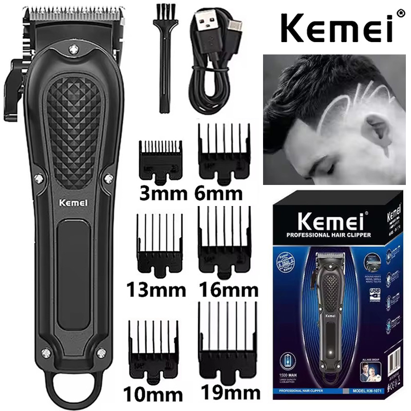 Power Xchange Tools - Tondeuse à cheveux électrique Kemei KM-1071,