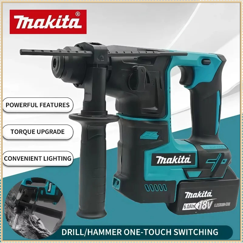 Power Tools Excel - Marteau perforateur sans fil Makita 18V,