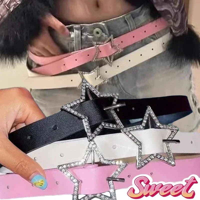 Ceinture en cuir PU à reliure  - Power Tools Pink avis et prix