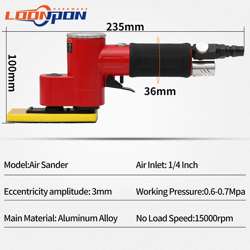 Loonpon Mini ponceuse pneumati - Random Orbital Sander avis et prix