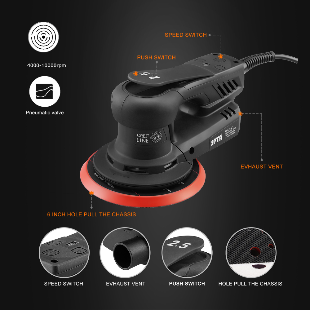 Éventuelles TA-Ponceuse orbita - Random Orbital Sander avis et prix