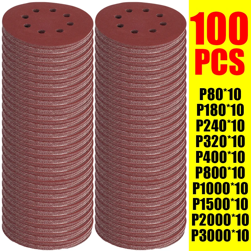 100 disques de ponçage à 8 tro - Random Orbital Sander avis et prix