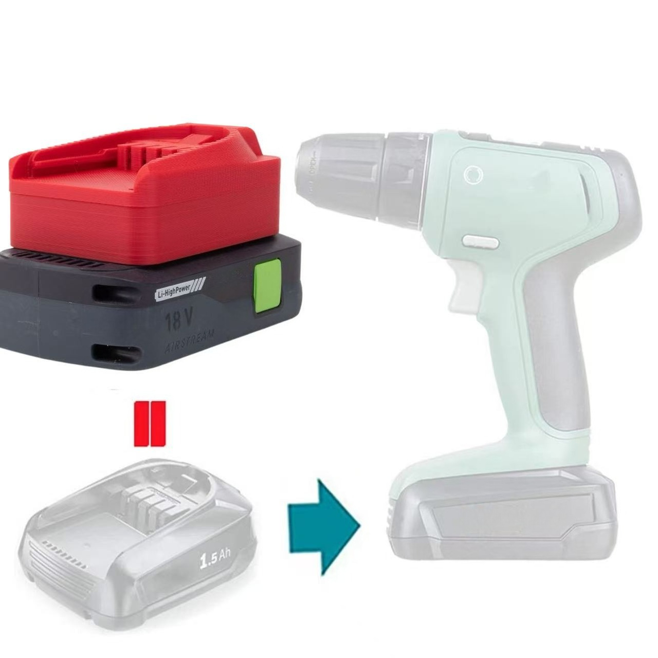 Adaptateur pour batterie Li-io - Power Tools Festool avis et prix