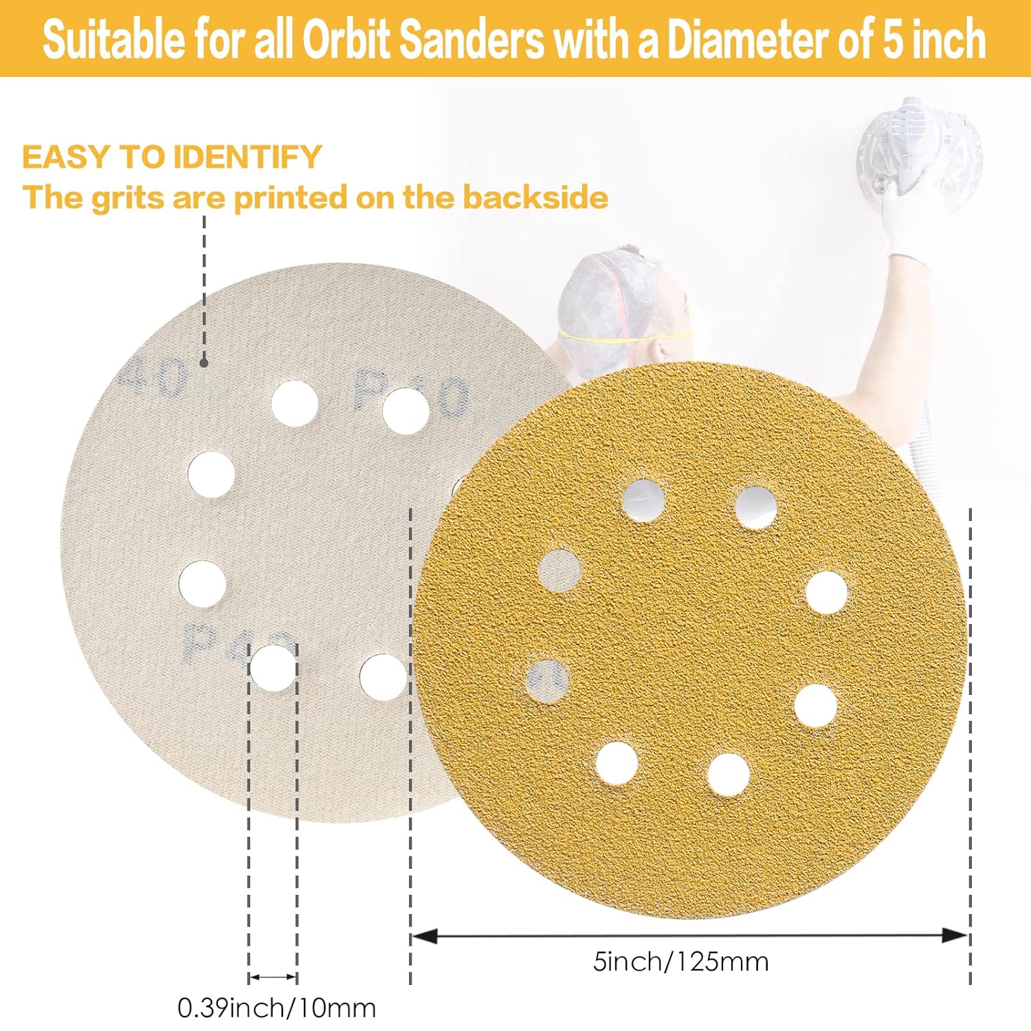 10-100 pièces disques abrasifs - Random Orbital Sander avis et prix