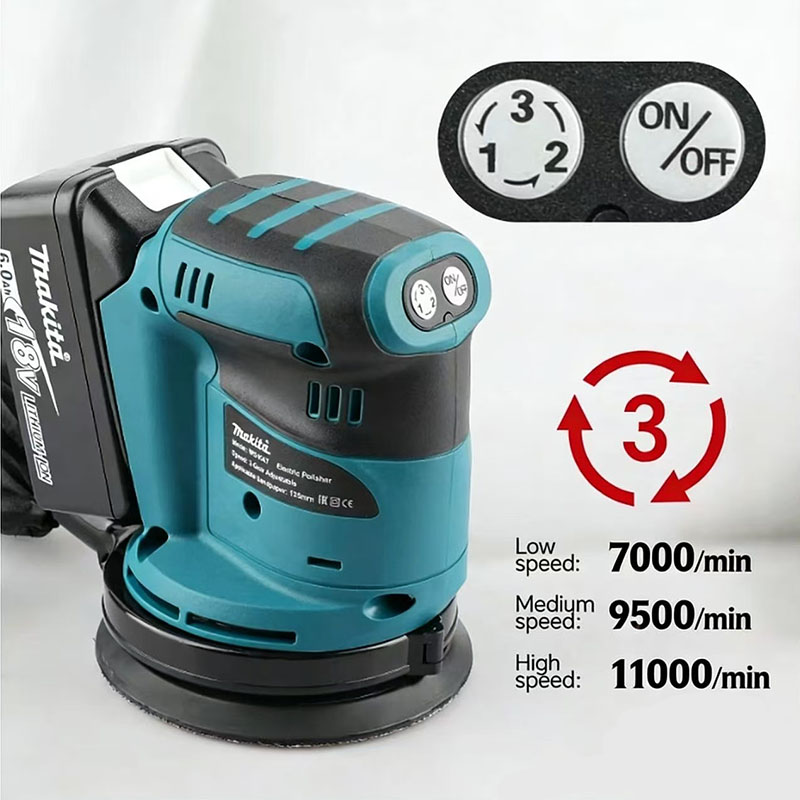 Makita DBO180Z 18V Ponceuse ex - Random Orbital Sander avis et prix