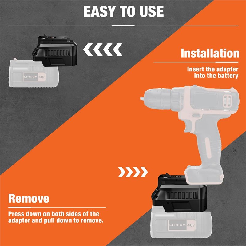 【RECOMENDAR】 adaptateur de bat - Black+Decker Tool Cordless avis et prix
