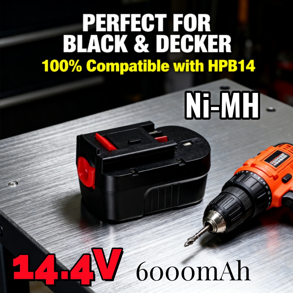 Batterie Ni-MH 14,4 V 6000 mAh - Black+Decker Tool Cordless avis et prix