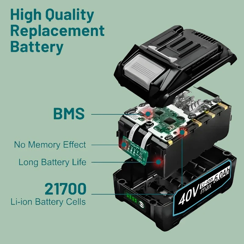 Pour Makita 40V XGT batterie o - Makita Power Tools Xgt avis et prix