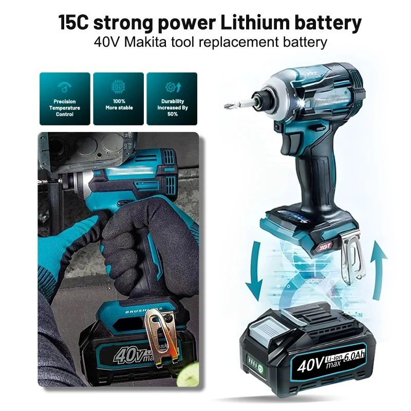 Pour Makita 40V XGT batterie o - Makita Power Tools Xgt avis et prix